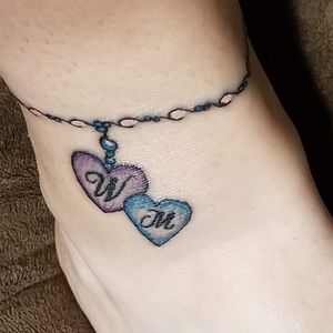 An elegant anklet for a son and daughter