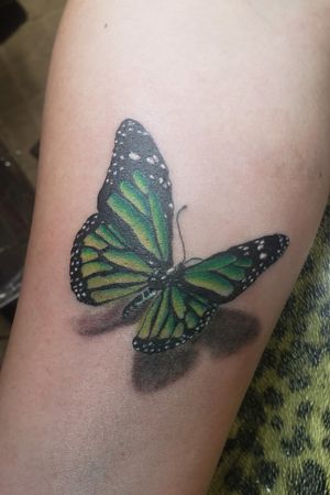 Tattoo I did last night. Quick little butterfly.  For appointments please DM me or call Dying Breed tattoo and Piercing and ask for Javithetatman