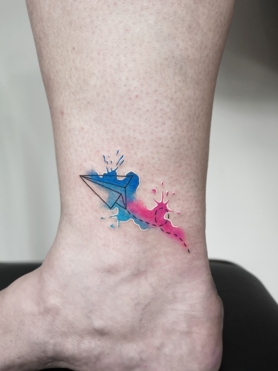 Tattoo uploaded by Steja • Watercolor paper plane 💜 Bookings only via Instagram: @ 🇱🇹 Lithuania, Kaunas 🧭 #tattoo #tattoos #tattoodesign #tattooartist #linework #lineworker #lineworktattoo #thinlinetattoo #blackwork #blackworker #inked ... Tattoo uploaded by Steja • Watercolor paper plane 💜 Bookings only via Instagram: @ 🇱🇹 Lithuania, Kaunas 🧭 #tattoo #tattoos #tattoodesign #tattooartist #linework #lineworker #lineworktattoo #thinlinetattoo #blackwork #blackworker #inked ...
