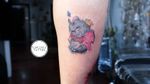 Dumbo 🐘 Instagram: @karincatattoo #dumbo #tattoo #tattoos #tattoodesign #tattooartist #tattooer #tattoostudio #tattoolove #ink #tattooed #watercolor #watercolortattoo #dövme #dövmeci #istanbul #turkey #kadıköy #elephant #disney #disneytattoos 