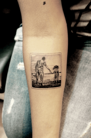 Father daughter tattoo