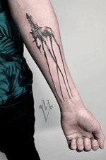 Salvador Dali tattoo