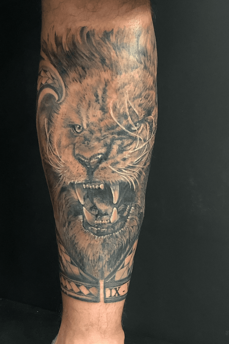 Tattoo uploaded by Lavinia • #lion #liontattoo #lionking #portrait # ...
