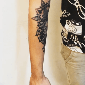 Geometric narshima tattoo 