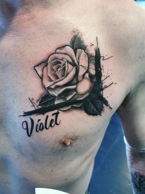 Rose tattoo cover up