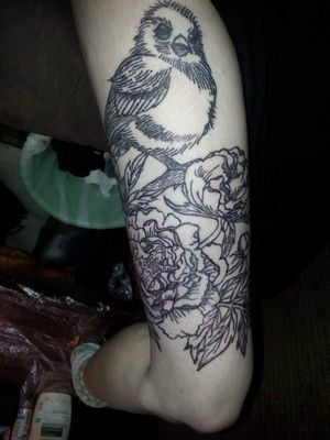 First tattoo i ever did, on myself https://www.facebook.com/princess.peace.K.ink/