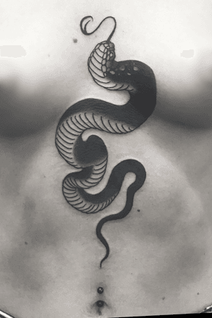 Sternum snake #snake #sternum #serpent #underboob #blackwork #blackworksnake #dark #demon #skull #occult #satan #skateboard #heavymetal #metal