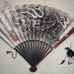 A chinese painter’s tradition: fan painting, from hundreds years ago. 