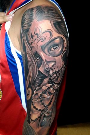 Black and grey La muerte