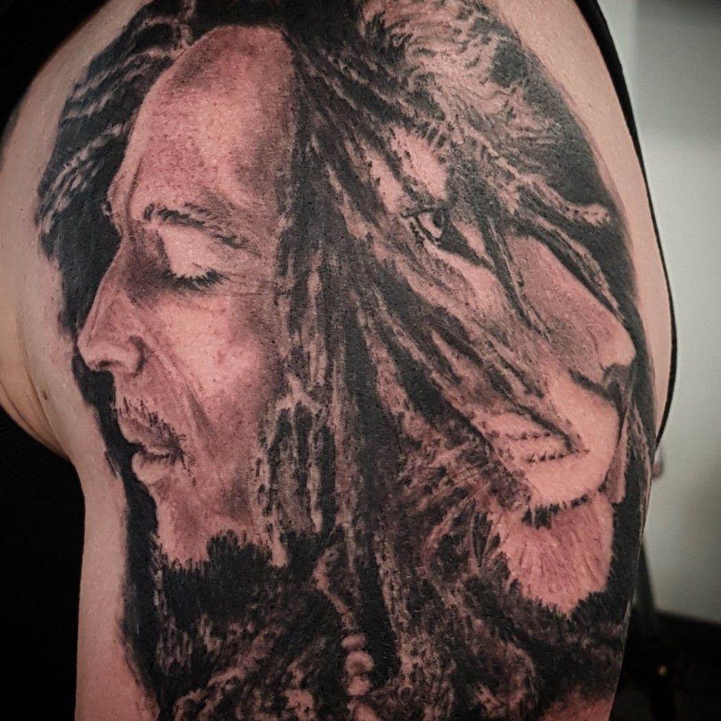 Bob Marley Lion tattoo Love it  Tatuagens chinesas Tatoo Tatuagens