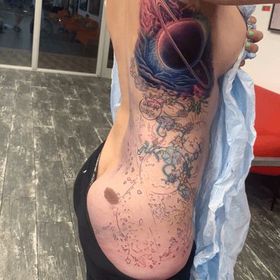 Cover up in progress 