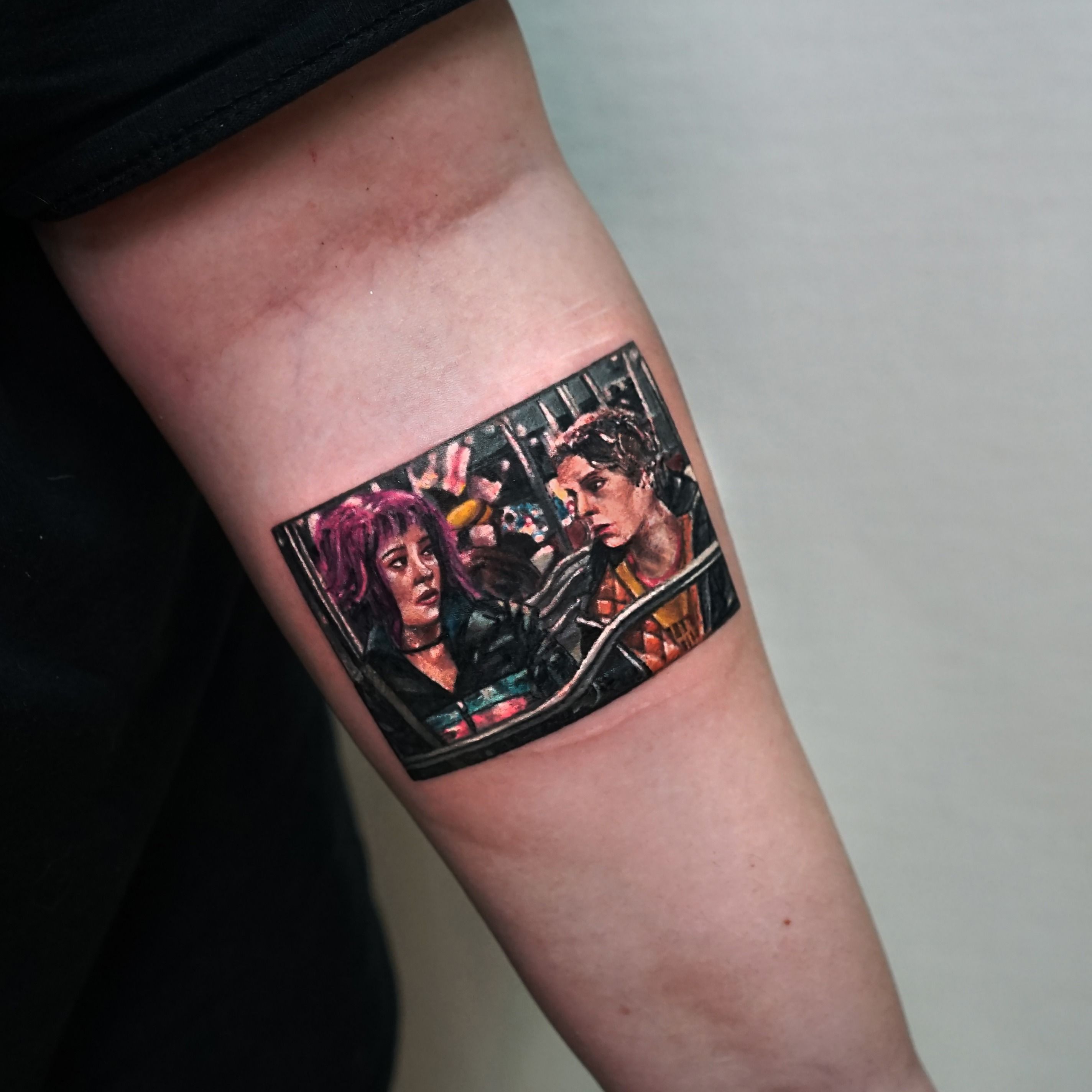 Okay so heres the second pilgrim tattoo I was so worried he had messed  the fingers up when I got it but when I looked back through the comics  its perfect  