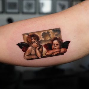 Angels And Cherubs Raphael Santi 