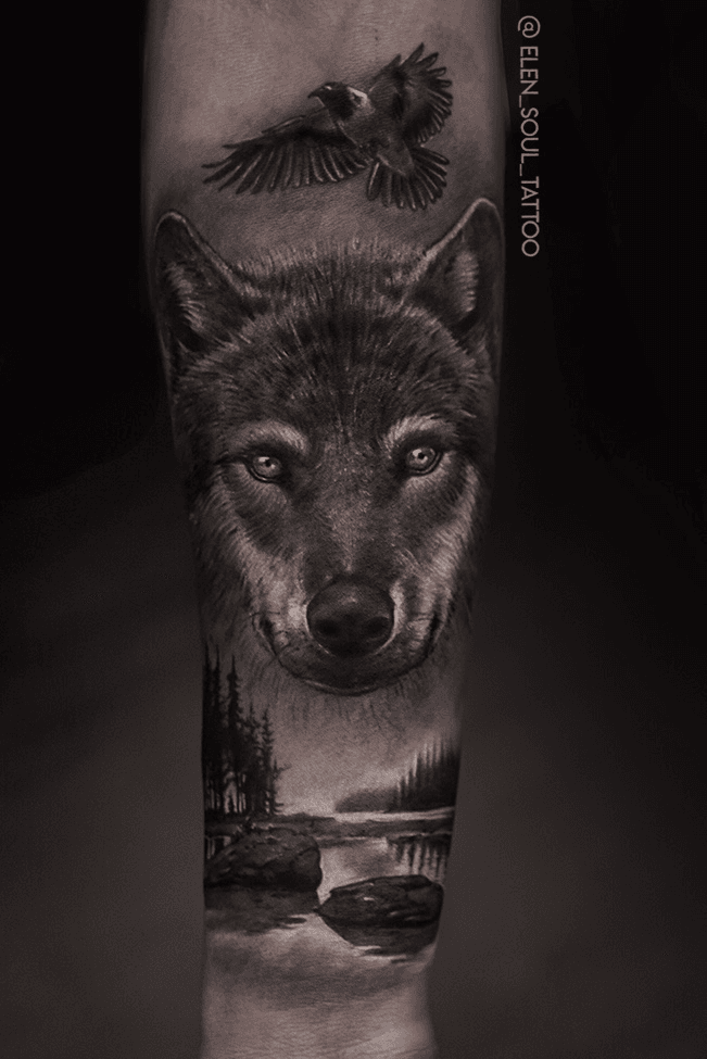 Good Fenrir Wolf Tattoo Background HD wallpaper  Pxfuel