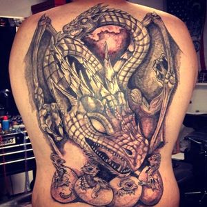 two headed dragon tattoo
