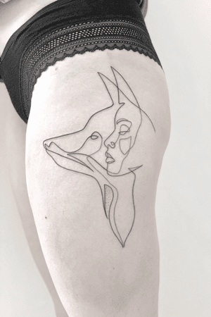WOMAN & FOXb/g tattooVia Cairoli 30(1ºpiano)Livorno Xinfo:📞0586/1753076gianlucarondina@hotmail.it#drawing #tattooed #life  #tattooartist #sketch #top  #project #women  #minimaltattoo #tattooflash #tattoomodel #singleline  #mini #art #nature #artist #minimal  #liner #DESIGNER #heart #outline #tattooing  #minimalism #woman #fox
