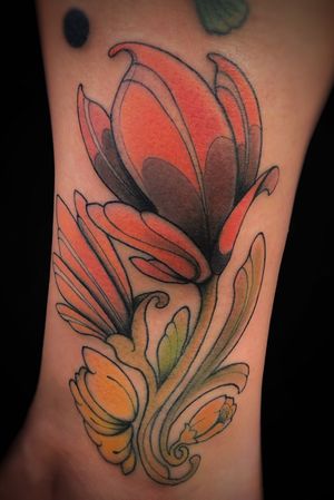 Original Design. #neonouveau #artnouveau #artnouveautattoo #neotradi #neotraditionalworldwide #neotraditionaltattoo #neotradstyle #neotraditional #neotrad #tattooart 
