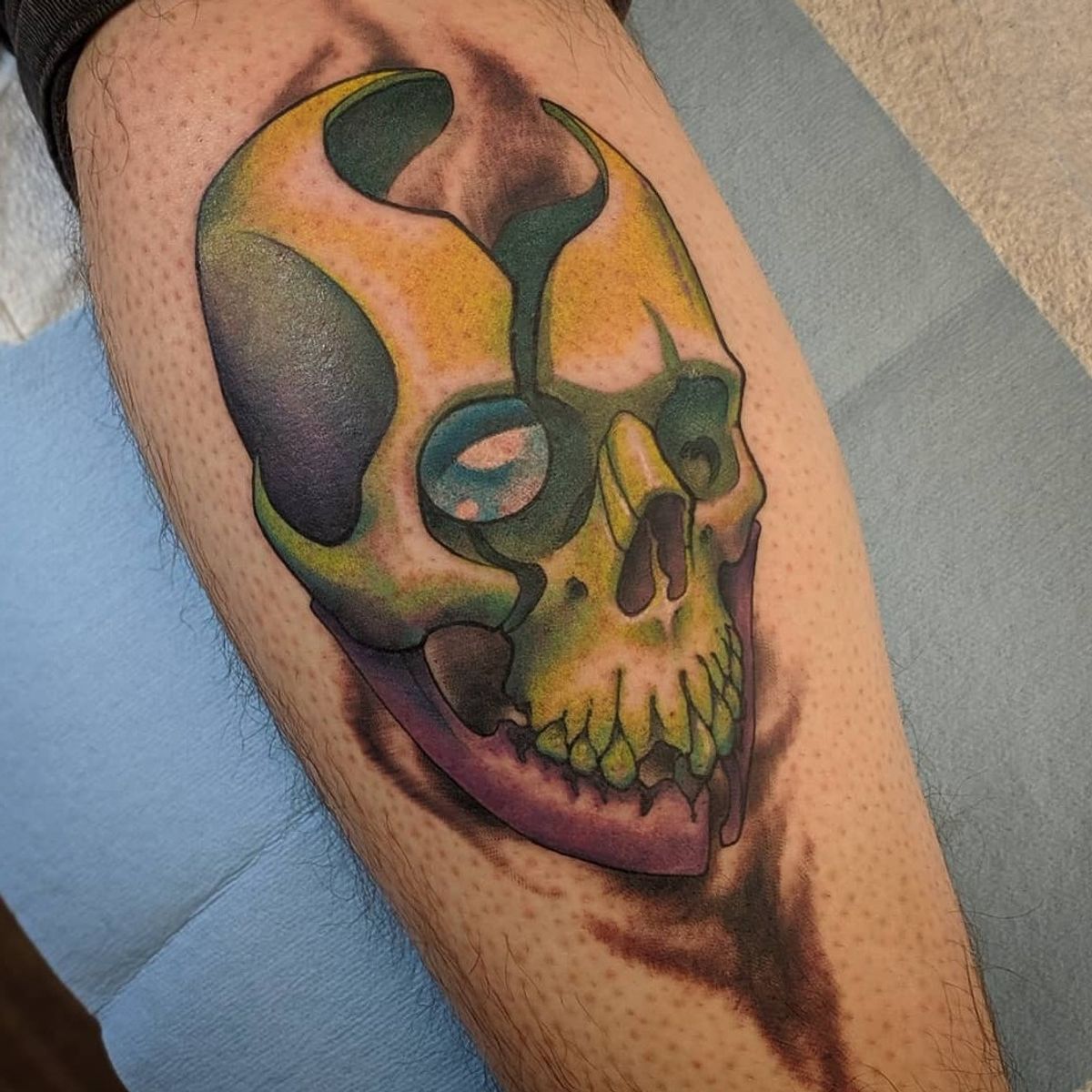 Tattoo uploaded by Landon Wierenga • Skull from my flash book yeg 