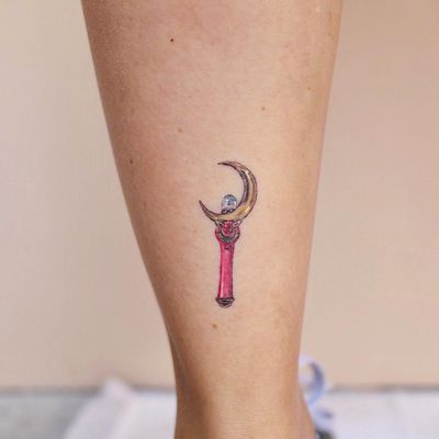 sailor moon crescent tattoo