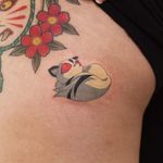 Anime tattoo by Okid Tattoo #OkidTattoo #animetattoo #anime #manga #animation #cartoon #newschool #illustrative #Japanese #Japaneseinspired #inuyasha #side #ribs