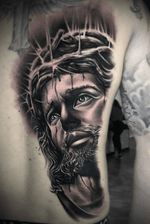 #jesus #ink #love #inked #tattooart #picoftheday #tattooideas #beautiful #follow #followme #blackandgrey #blackwork #bodyart #head #portrait #blackandgreytattoo #art #artwork