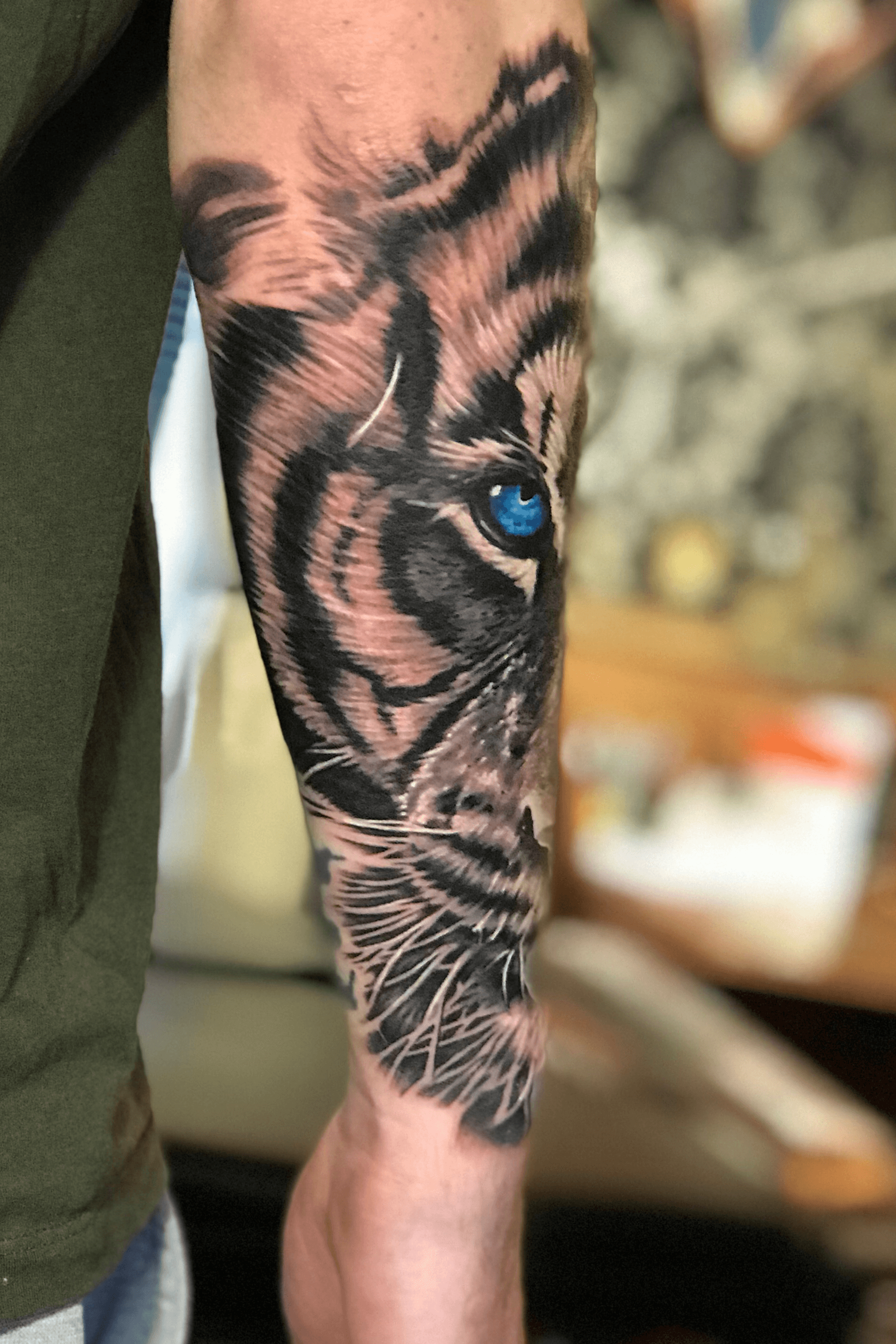 60 Creative HalfSleeve Tattoos that Would Sway Your Next Ink  Meanings  Ideas and Designs  Tiger eyes tattoo Forearm sleeve tattoos Forearm  tattoo men