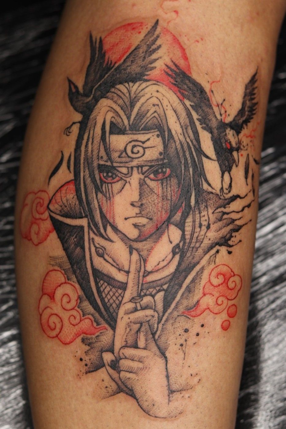 Tatuagem do Naruto! #naruto #sasuke #itachi #tattoo #anime