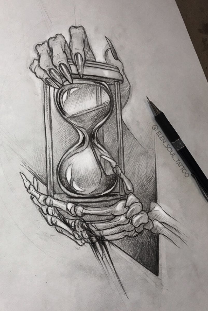 Tattoo uploaded by Elen Soul • desthclock death clock design 