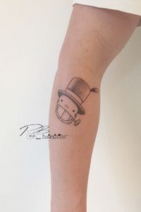 Top Hat Character Tattoo