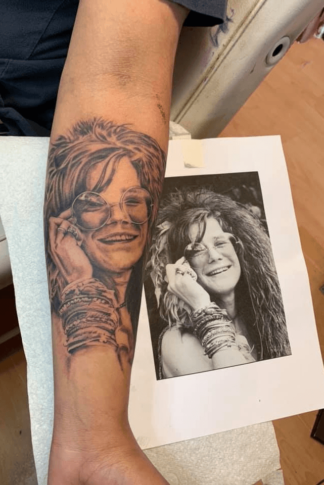 Janis Joplins 2 Tattoos  Their Meanings  Body Art Guru