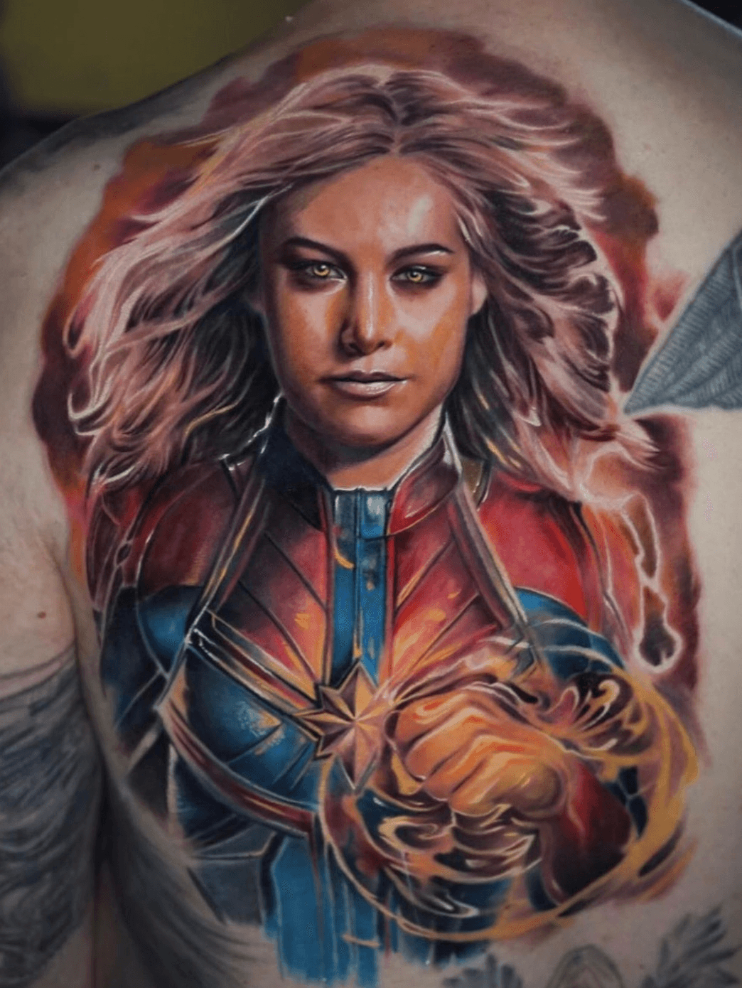 sarah  on Twitter my captain marvel tattoo watching captain marvel  made me feel like i could do anything having this makes me want to do  better to be better i want