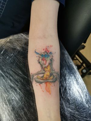 I saw this tattoo on here and Rafiki means a lot to me! 