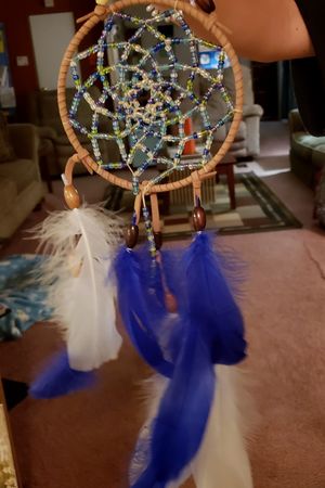 My next Tattoo is scheduled for June 11th. I am so excited. It has been 11 months since my last trip. This Tattoo will represent this dream catcher, that my husband picked out in Helen, GA.