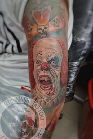 #horrortattoo #clowntattoo #Pennywise 