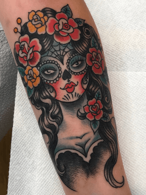 Day of the Dead girl head