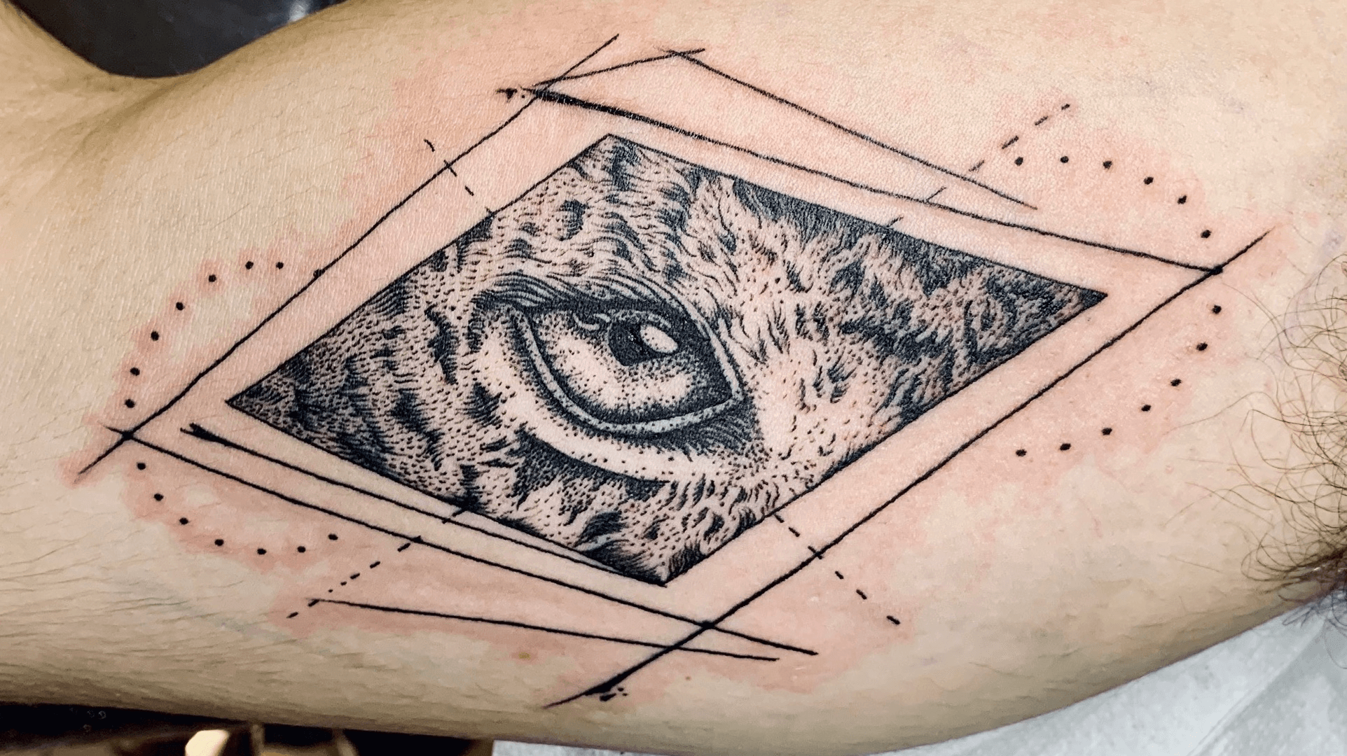 Tattoo uploaded by Aaron Sanchez • Eye of the tiger! • Tattoodo