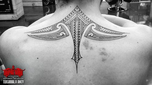 #freehand #samoan #maori #kirituhi base of neck piece.