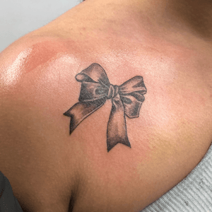 Tattoo uploaded by Kenneth J. • Bow tattoo done by me #cute • Tattoodo