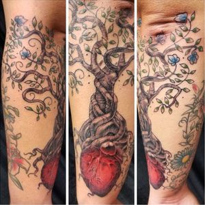 "I'm like a tree. My leaves might change color, but my roots are the same" Rose Namajunas #treetattoo done with #crowncartridges by @kingpintattoosupply Thanks to my super loyal client/friend @randipaige4 #tree #heart #tattoo #tattoos #inked #girlswithtattoos #tattooed #instatattoo #tattooart #tattooedgirls #besttattoo #thebesttattooartists #ink #instafashion #womantattoo #tattoolive #lovetattoo #beautifultattoo #lovetattoo #ideatattoo #perfecttattoo #woman #body #Miamibeach #tattoostudio #tattooartist 