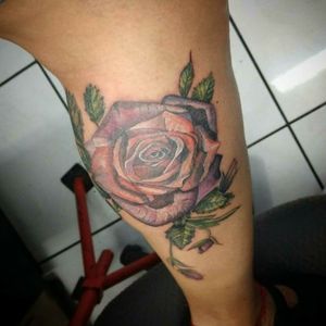 Rose tattoo, the first in color