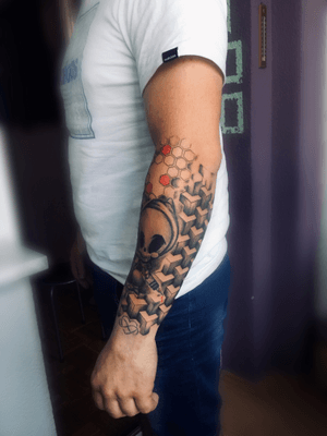 Tattoo#geometric#blackandgray#killerink#tattooartist#Nenad