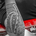 Mixed #maori #kirituhi #samoan forearm band. 