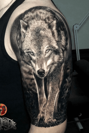 #wolf #realism #realistic #blackandgrey #animal #wolftattoo