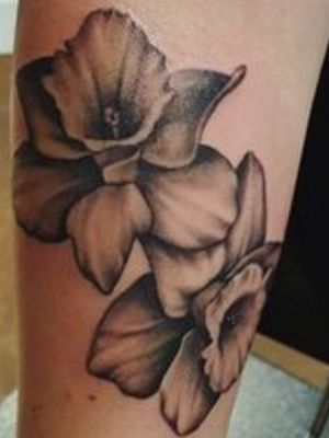 A little black and grey flower I did 