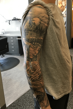 Full sleeve almost finished 