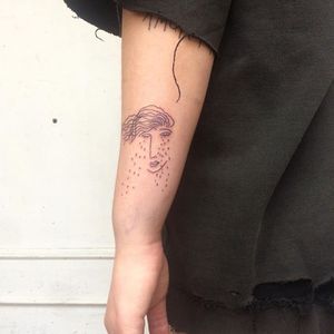 Ignorant style tattoo by grasatattoo #grasatattoo #ignorantstyletattoos #ignorantstyle #ignorant #illustrative #drawing #sketch #funny #blackwork
