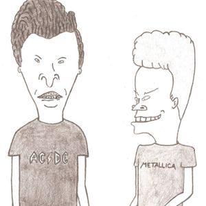 Beavis and butthead doodle