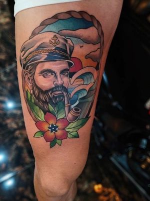 Custom Neotraditional piece. Done for AFL player Simon Bach.🕰kamikazetattoostudios@gmail.com📲 +62(0)82235144760#traditionaltattoos#neotraditionaltattoo #colourtattoos #worldfamousink #canggu #canggubali #canggubeach #canggulife #bali #custombike #customtattoo #gilitrawangan #kuta #travel #tattoo #tattoos #ink #afl #tattoostudio