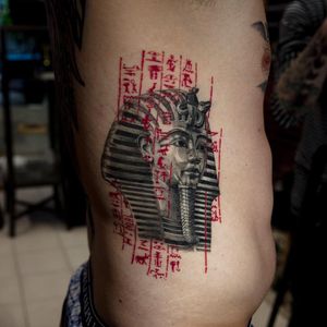 Egyptian tattoo by Mikhail Andersson #MikhailAndersson #egyptiantattoo #egyptian #egypt #ancientegypt #culture #ancient #legend #history