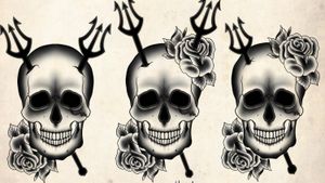 Desenho já reservado!Memento Mori Tattoo Studio - tatuagens com horário marcado - orçamentos e agendamentos pelo Whats (11) 965457569 pela página do estúdio ou via inbox. Ficamos na zona norte de SP, próximo ao metrô Tucuruvi.#skull #rose #tattoo #blackandgreytattoo #blackandgrey #roses #inked #ink #tattoolife #baseotto #digital #digitalart #art #tattoodesing #wacom #sketchbook #sketch #procreate #skulls 